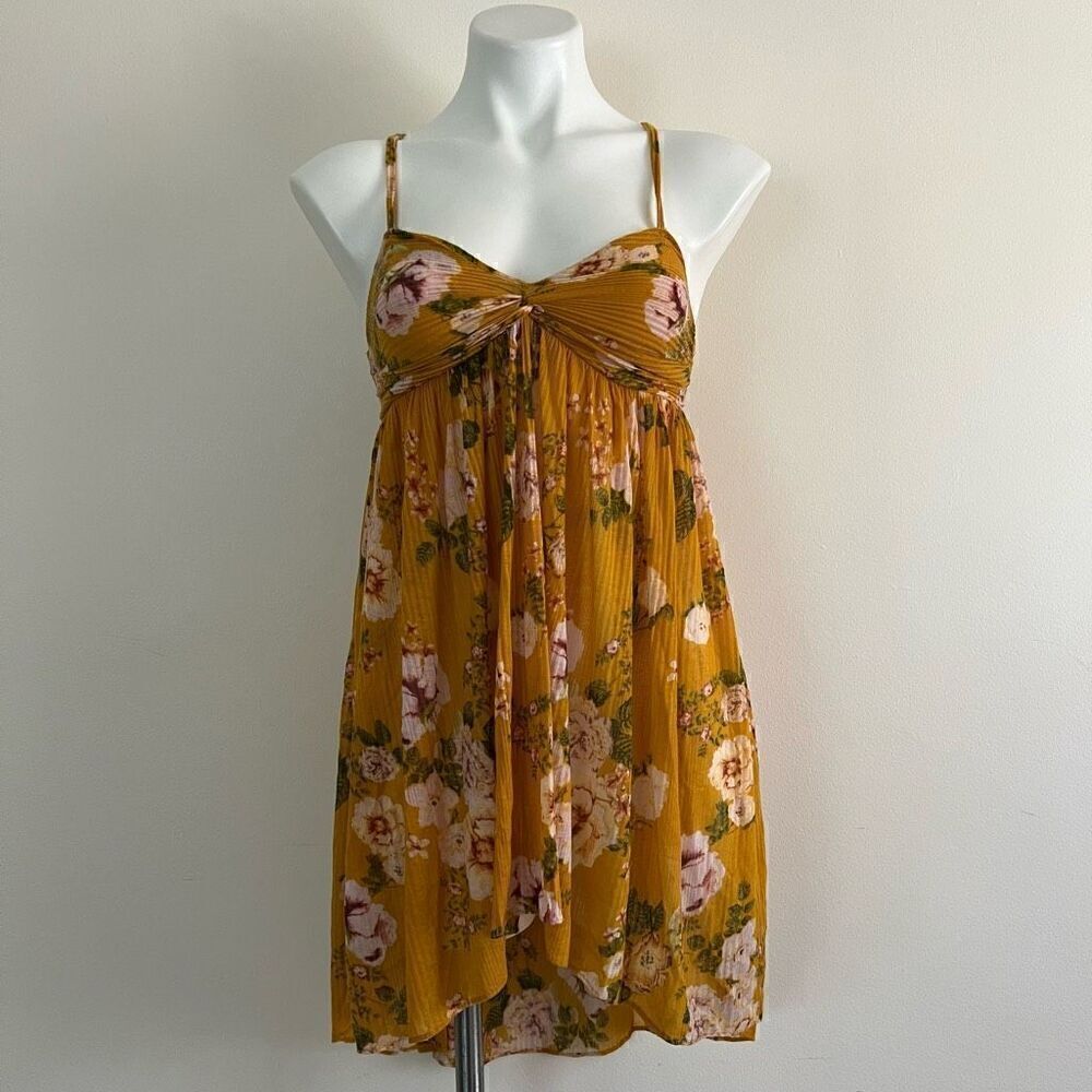 Free People Floral Tunic Tank Top